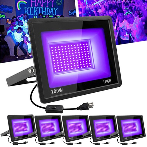 100w led black - black, light